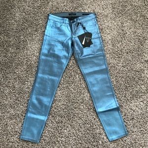 Metallic Blue Guess Jeans